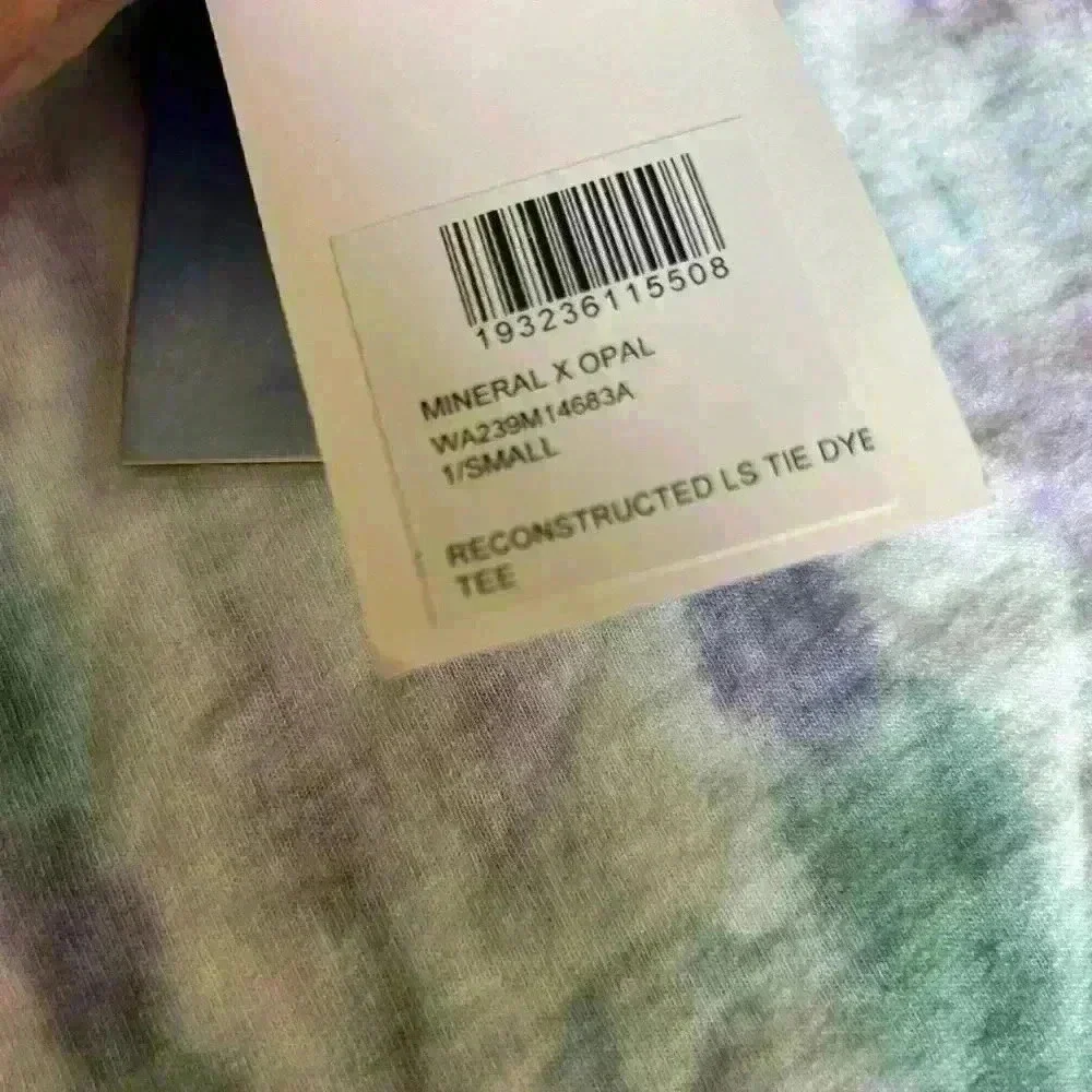 John Elliott Reconstructed Tie Dye Tee - Picture 5 of 5